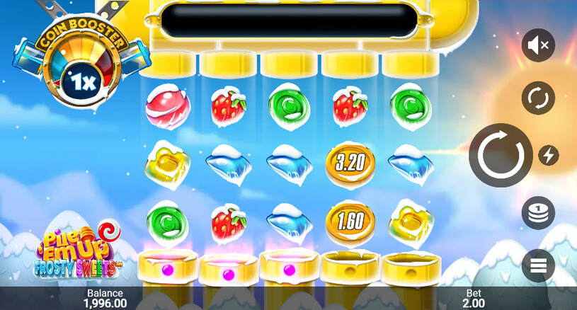 Pile ‘Em Up Frosty Sweets Slot gameplay