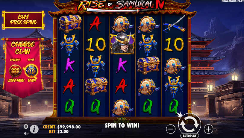 Rise of Samurai 4 Slot gameplay