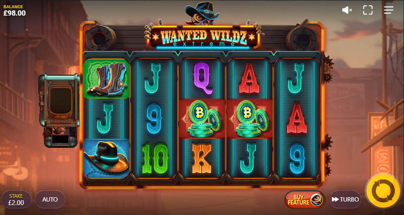 Wanted Wildz Extreme Slot gameplay