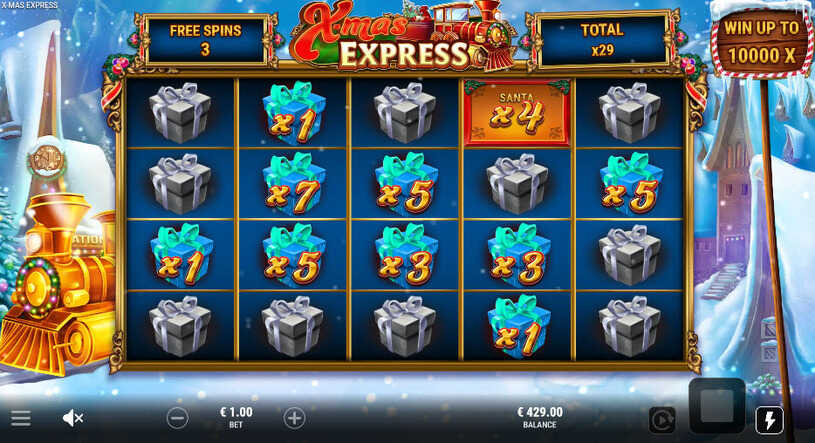 X-mas Express Slot Bonus Game