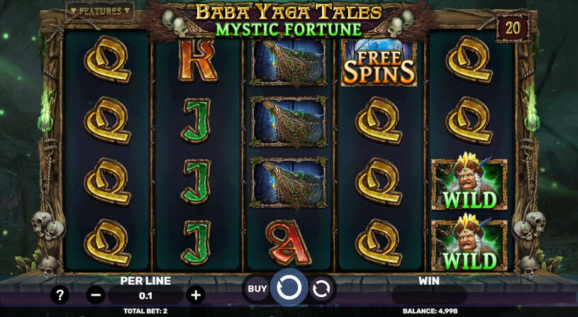Baba Yaga Tales Mystic Fortune Slot gameplay