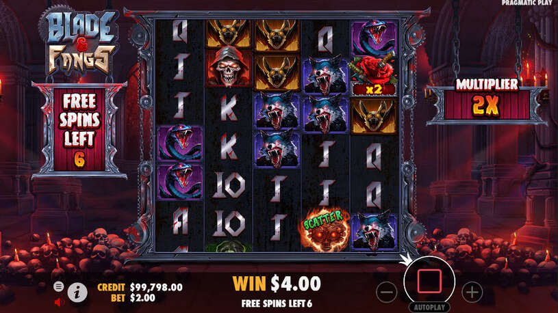 Blade & Fangs Slot Free Spins