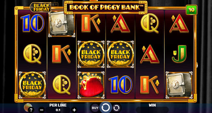 Book of Piggy Bank - Black Friday Slot gameplay