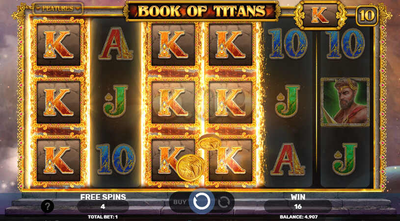 Book of Titans Slot Free Spins