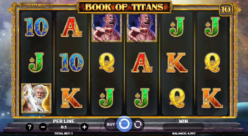 Book of Titans Slot gameplay