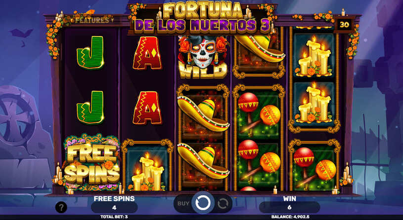 Fortuna De Los Muertos 3 Slot Free Spins