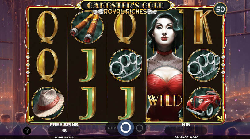Gangsters Gold – Royal Riches Slot Free Spins