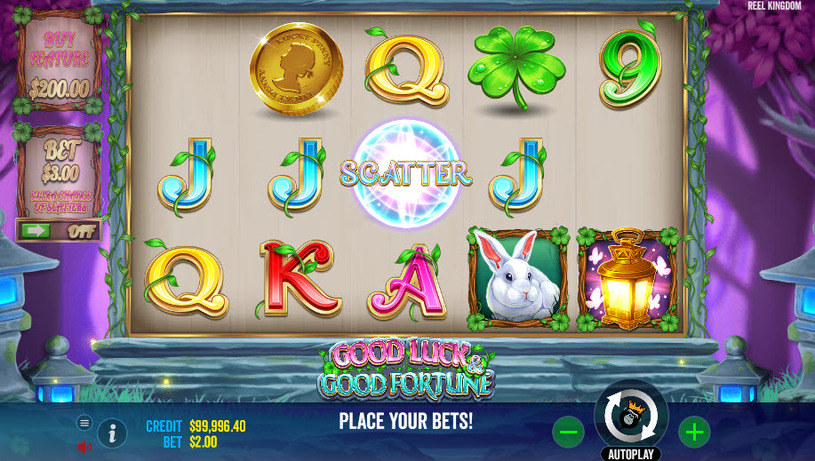 Good Luck & Good Fortune Slot gameplay