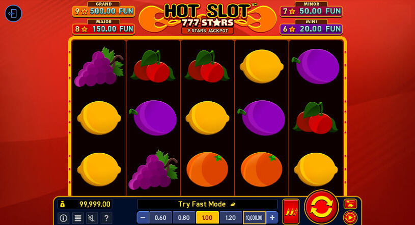 Hot Slot 777 Stars Extremely Light Slot gameplay