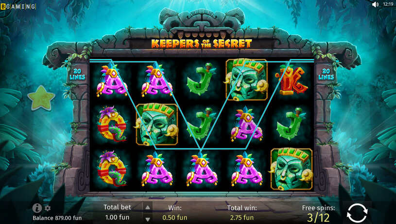 Keepers of the Secret Slot Free Spins