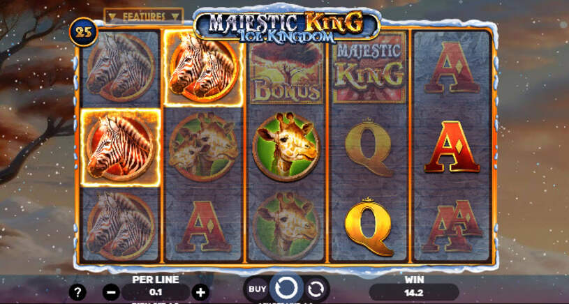 Majestic King - Ice Kingdom Slot gameplay