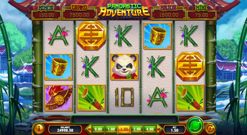 Pandastic Adventure Slot gameplay