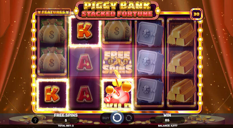 Piggy Bank Stacked Fortune Slot Free Spins