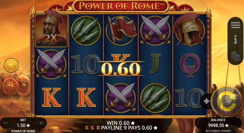 Power of Rome Slot gameplay