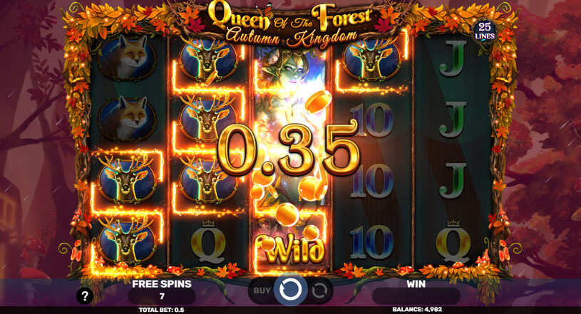 Queen of the Forest - Autumn Kingdom Slot Free Spins