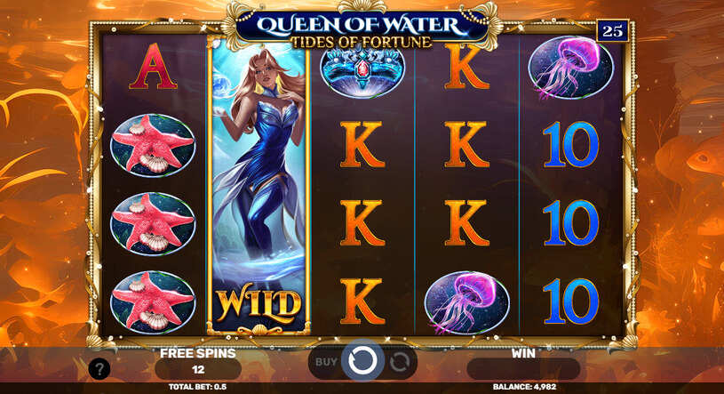 Queen of Water - Tides of Fortune Slot Free Spins