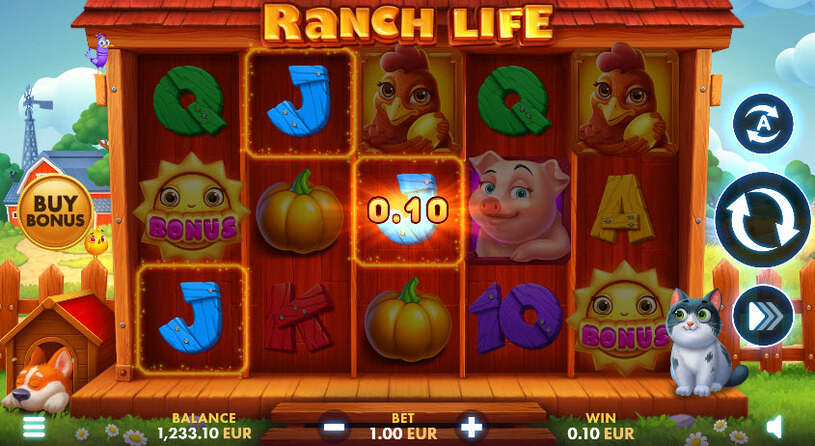 Ranch Life Slot gameplay
