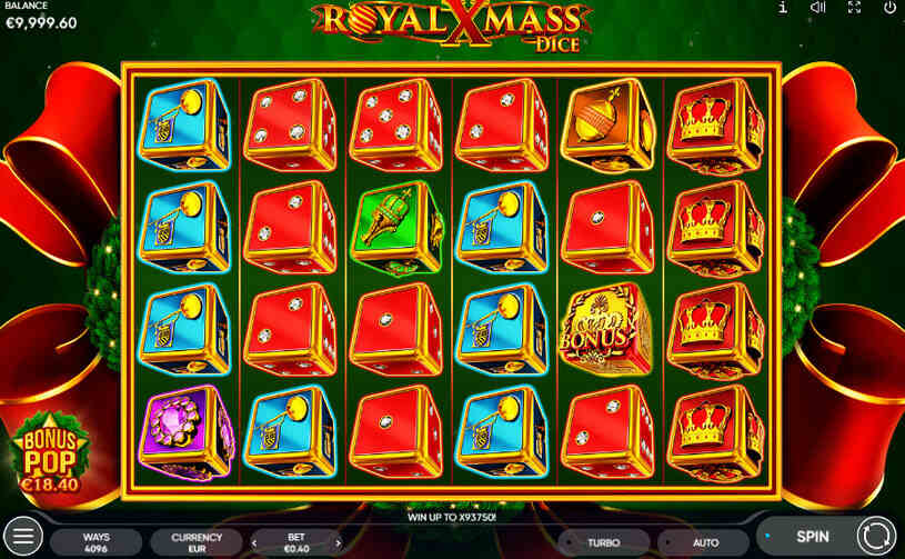 Royal Xmass Dice Slot gameplay