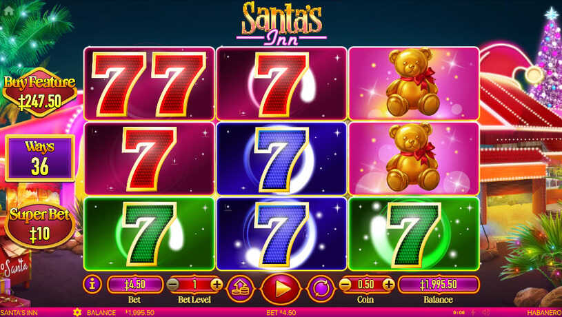 Santa’s Inn Slot gameplay
