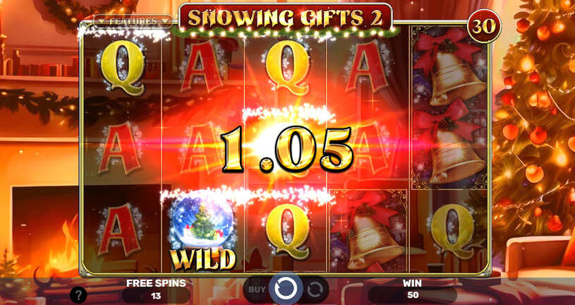 Snowing Gifts 2 Slot Free Spins