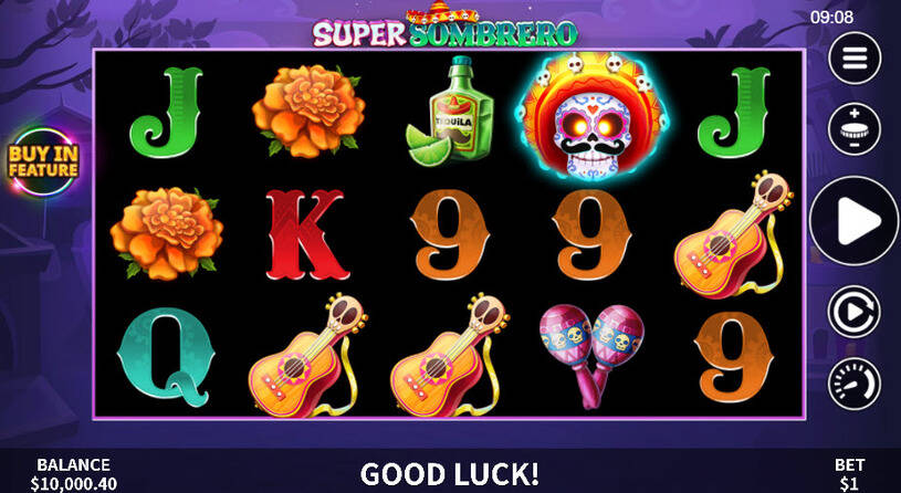 Super Sombrero Slot gameplay
