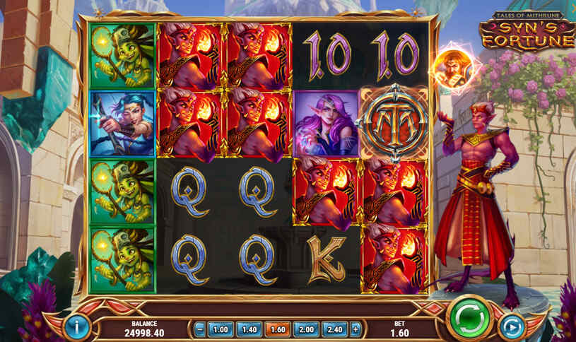 Tales of Mithrune Syn’s Fortune Slot gameplay