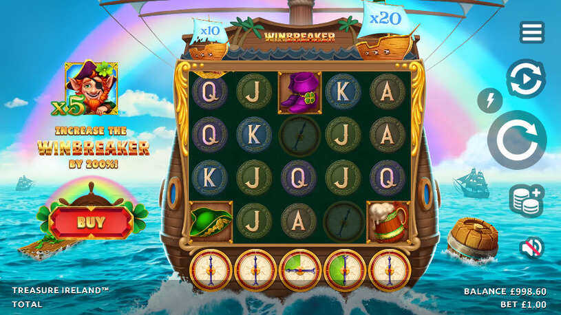 Treasure Ireland Slot gameplay