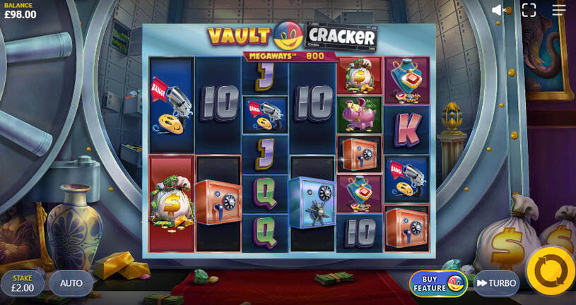 Vault Cracker Megaways Slot gameplay