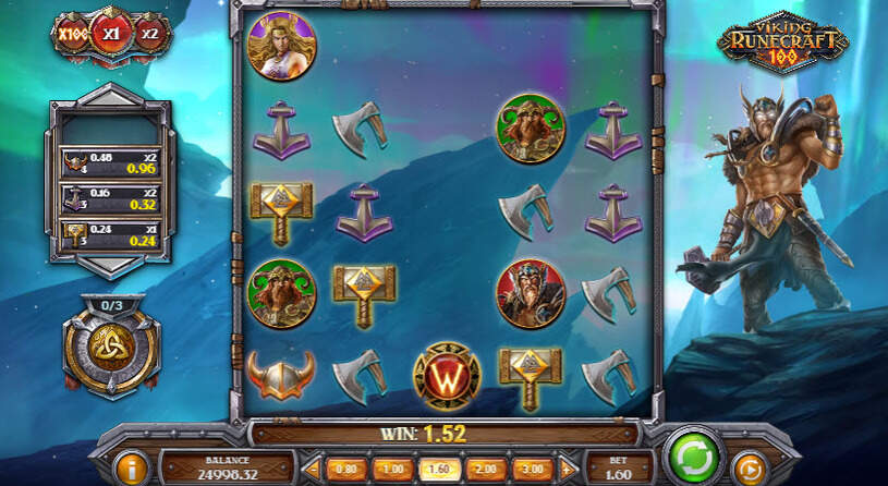 Viking Runecraft 100 Slot gameplay