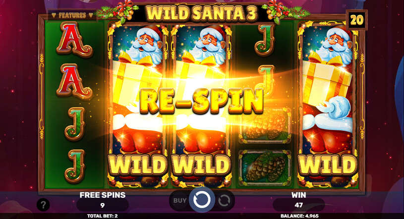 Wild Santa 3 Slot Free Spins