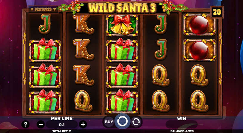 Wild Santa 3 Slot gameplay