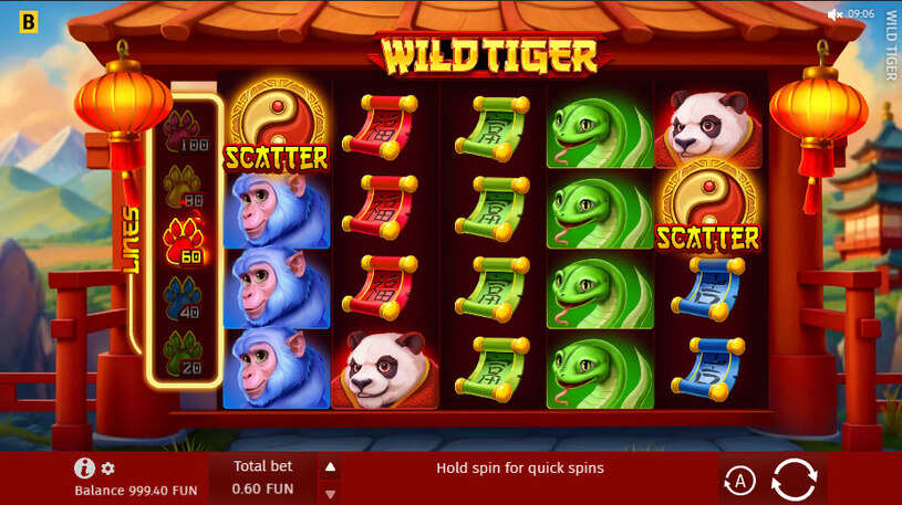 Wild Tiger Slot gameplay