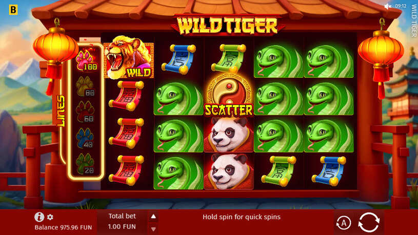 Wild Tiger Slot Scatter