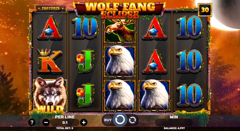 Wolf Fang Eclipse Slot gameplay