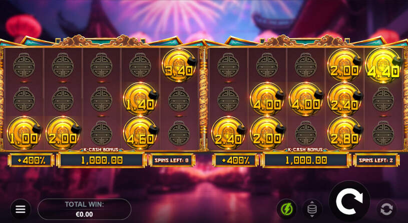 Blessed Dragons Hold and Win Slot Bonus Game