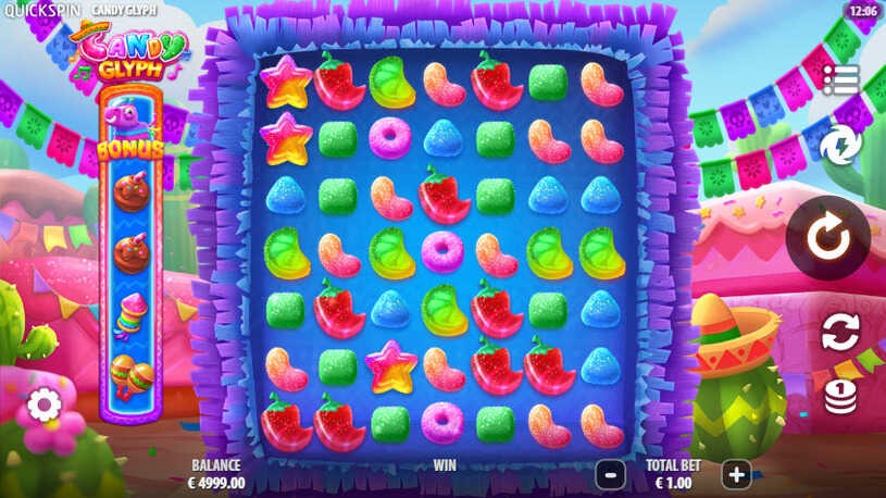 Candy Glyph Slot gameplay