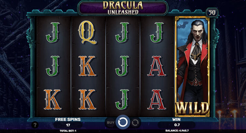 Dracula Unleashed Slot Free Spins