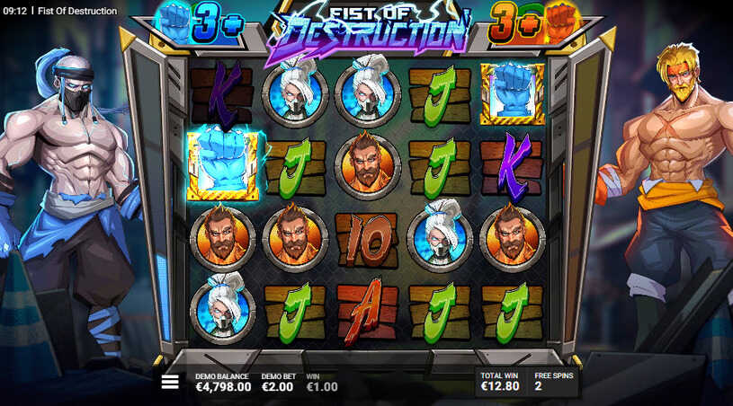 Fist of Destruction Slot Free Spins