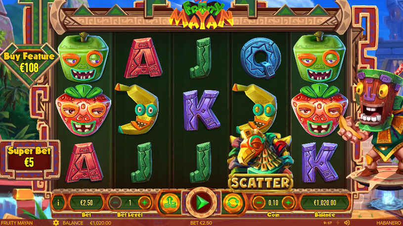 Fruity Mayan Slot gameplay