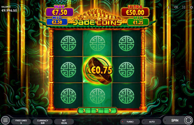 Jade Coins Slot Bonus Game