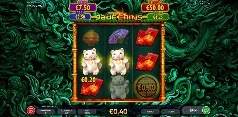 Jade Coins Slot gameplay