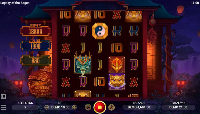 Legacy of the Sages Slot Free Spins
