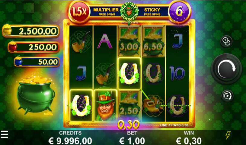 Lucky Bonanza Cash Spree Slot gameplay