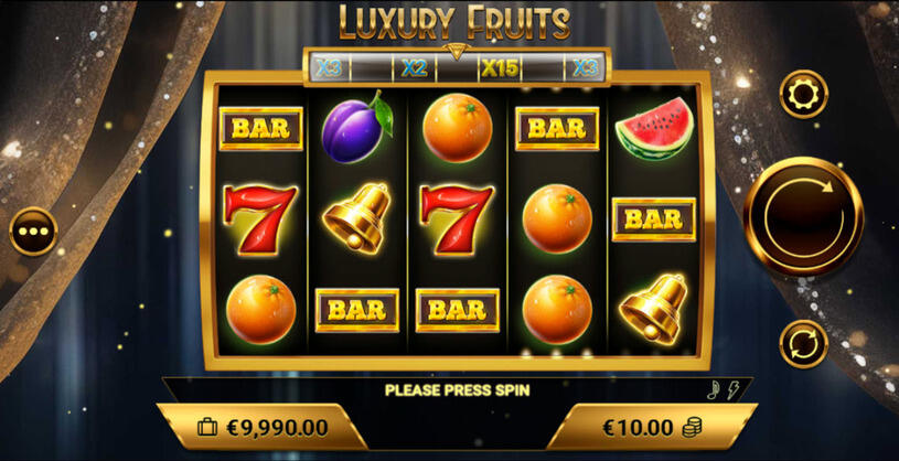 Luxury Fruits Slot gameplay