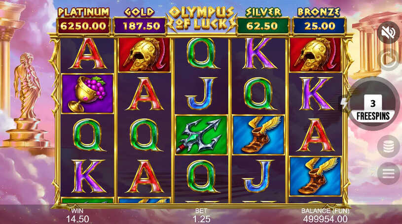 Olympus of Luck: Hold the Spin Slot Free Spins