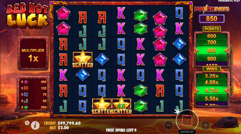 Red Hot Luck Slot Free Spins