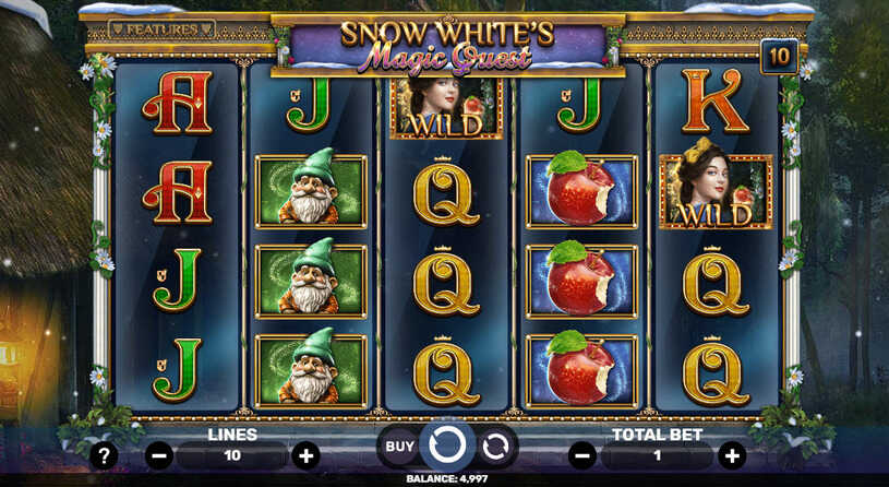 Snow White's Magic Quest Slot gameplay