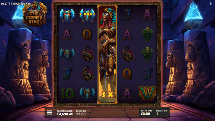 The Cursed King Slot Free Spins