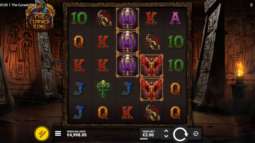 The Cursed King Slot gameplay