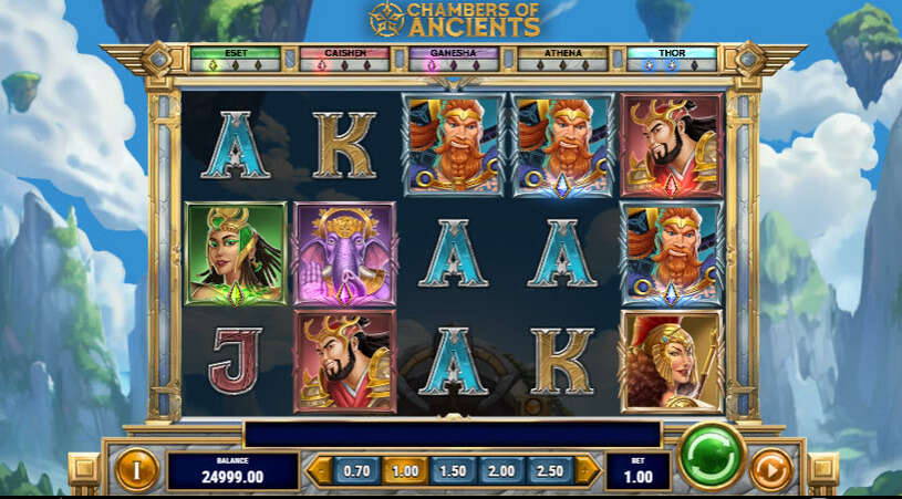 Chambers of Ancients Slot gameplay